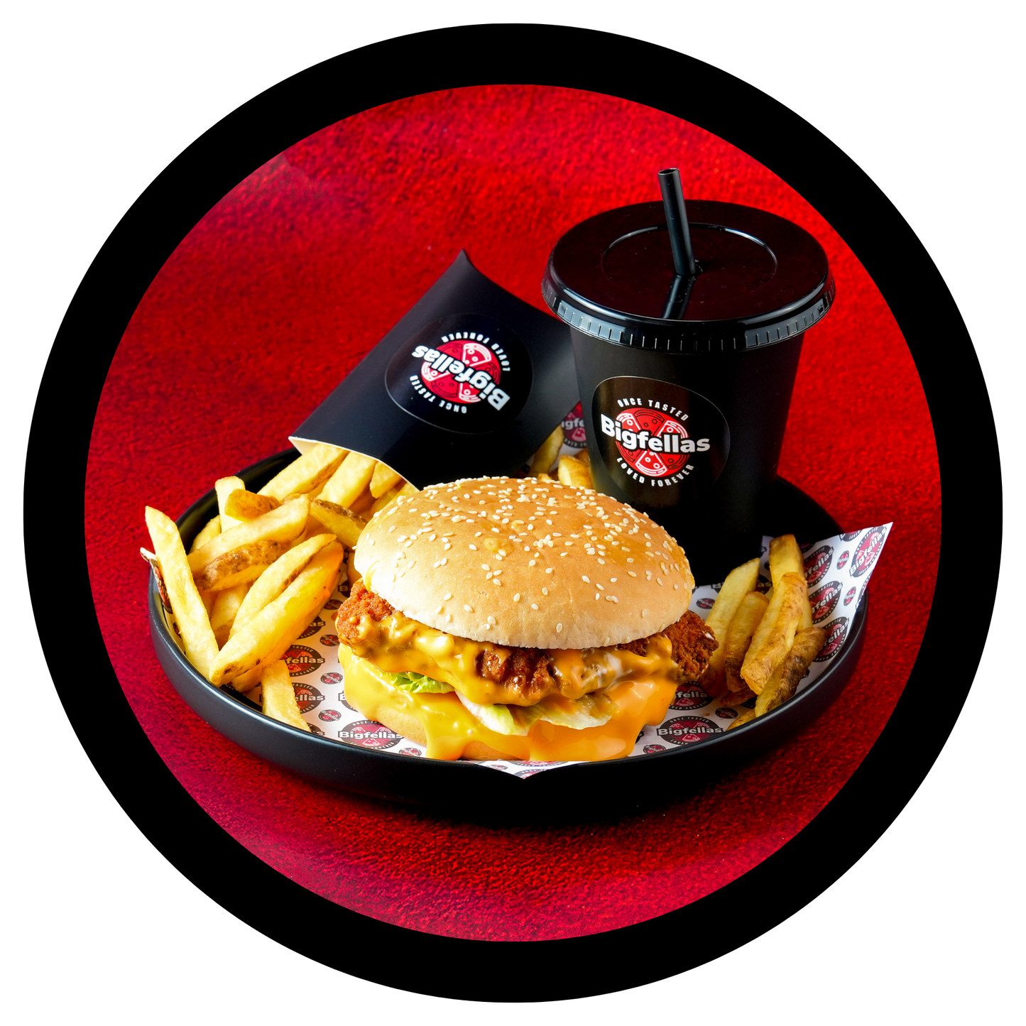 American Style Chicken Fillet Burger